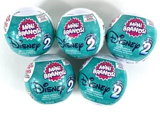 Zuru Mini Brands Disney Store Edition Series 2 Surprise Balls Brand New Lot of 5