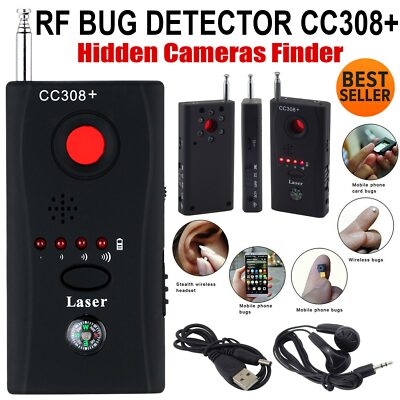 RF Signal Bug Detector Device Finder Anti-Spy Hidden Camera