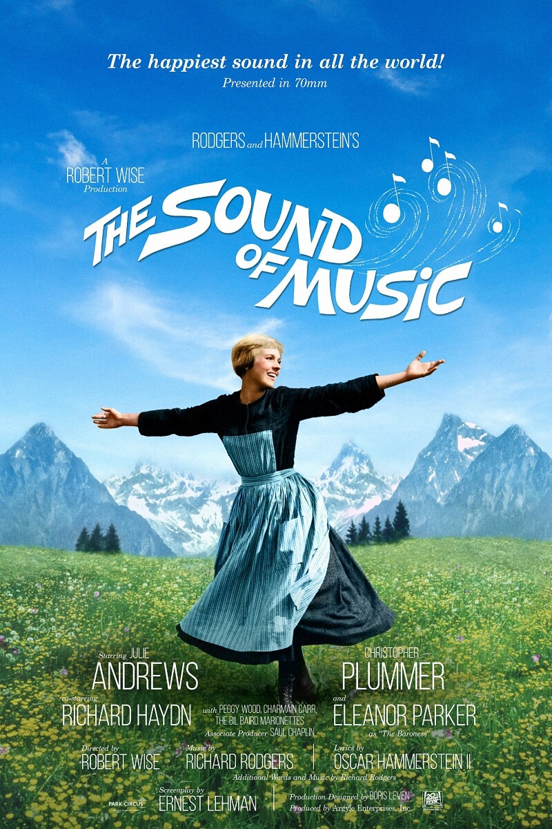 The Sound of Music (1965) Movie Poster 30x20" 36x24" Romance Film Art Silk Print