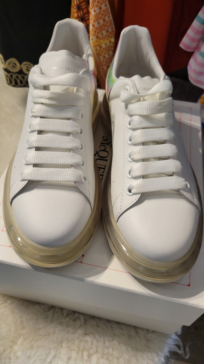 Alexander McQueen Oversized White Sneakers Women Size 41/ US  display picture 2