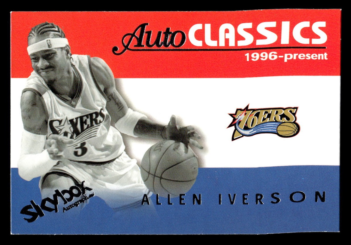 2003-04 SkyBox Autographics #12 AC Allen Iverson Autoclassics | eBay