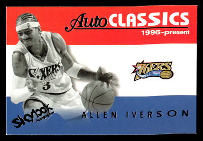 2003-04 SkyBox Autographics #12 AC Allen Iverson Autoclassics | eBay