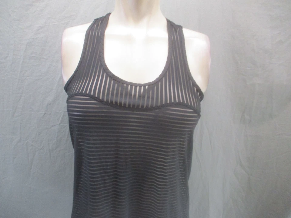 Top deportivo transparente MARIKA TEK DRY-WIK talla M para mujer negro ligero espalda deportiva 924 Foto 2 de 4