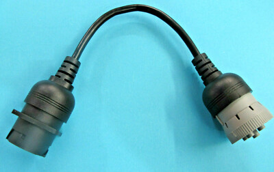 1 Foot Long Heavy Duty 6-Pin to 9-Pin Deutsch Adapter for NEXiQ Pocket iQ - NEW 