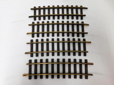 LGB 18020 4 HALF Curved Track Brass G Gauge Wide Radius 15