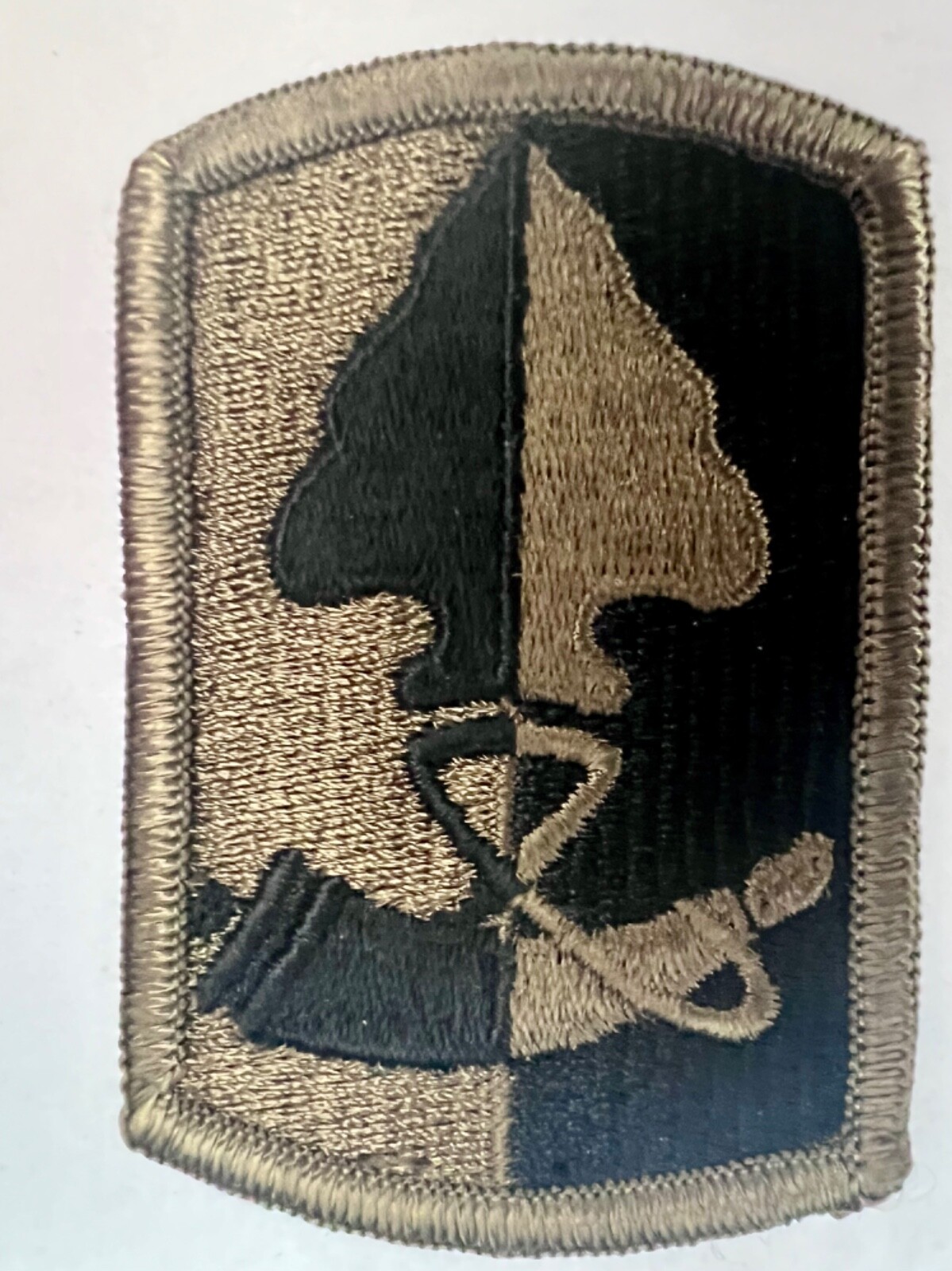 187th Infantry Brigade Subdued US Army Patch