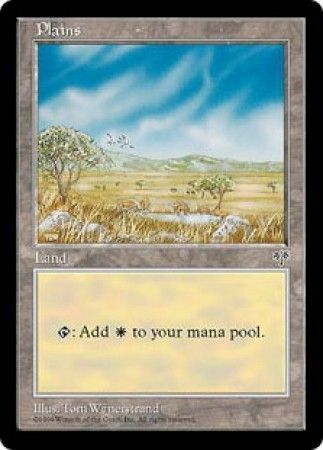 Plains (A) Mirage Light Play LP MTG Magic the Gathering DNA GAMES - Picture 1 of 1