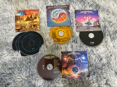Gamma Ray CD Lot No World Order Insanity and Genius Power Plant Metal CDs