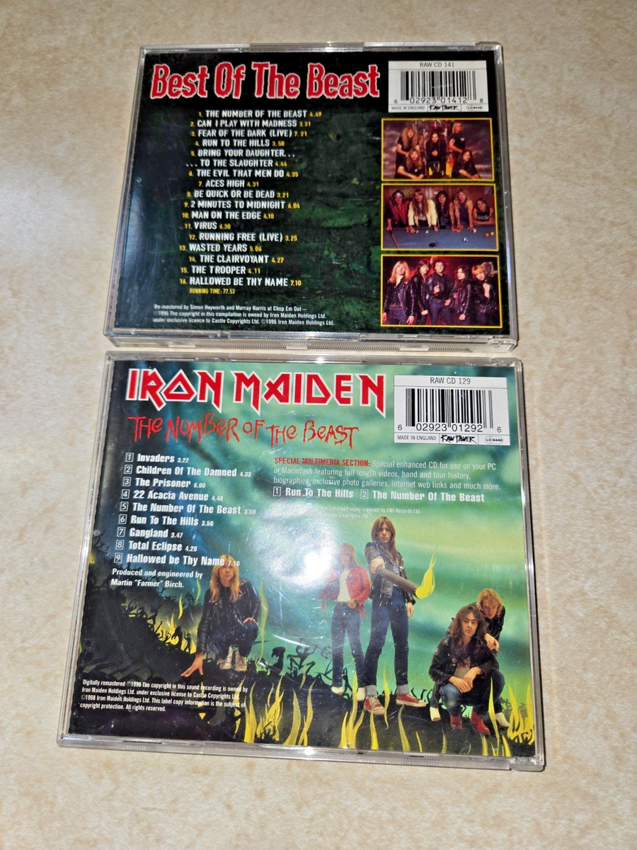 2) Iron Maiden CD's - 