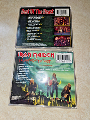 2) Iron Maiden CD's - 