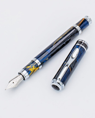 MONTEVERDE INNOVA PHAROAH'S EXPANSE LIMITED EDITION FOUNTAIN PEN FINE  198 MADE