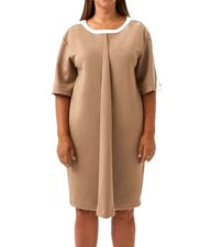 ✨MARINA RINALDI  Abito in jersey compatto  Taglie Forti MR XL=  IT60_ DE52_ FR56