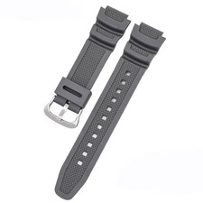 18mm Rubber Watch Strap For Casio AE1200 AE1000 W219 Replacement Sport Band