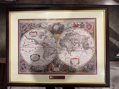 World Map - c. 1641 - Collectible
