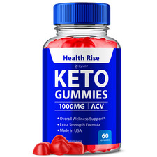  1 Pack Health Rise Keto ACV Gummys 1000MG Advanced Formula Vitamin 60 Gummies