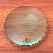 4" Convex Magnifier Glass Lens   5X Magnification, 20cm Focal Length, 10cm D
