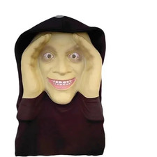 Scary Peeper Hitchhiker Realistic Window Mask -Spooky Ghostface Prank Prop Decor