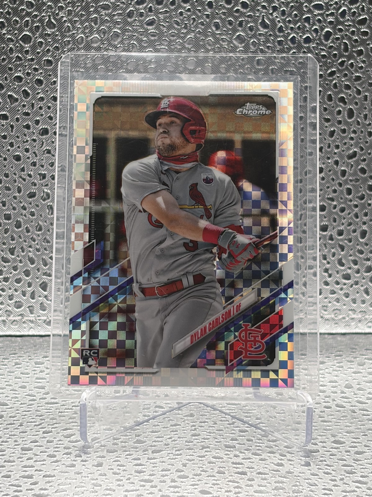 2021 Topps Chrome - Dylan Carlson #140 X-Fractor (RC)