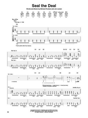 Volbeat - Seal the Deal & Let's Boogie Book [Softcover] Guitar [TAB] Hal Leonard