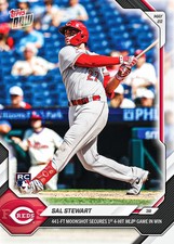 2026 Topps Now Mlb 224 Sal Stewart Rc.... Pr-1905 2026 Topps Now Mlb 224 Sal Stewart Rc.... Pr-1905