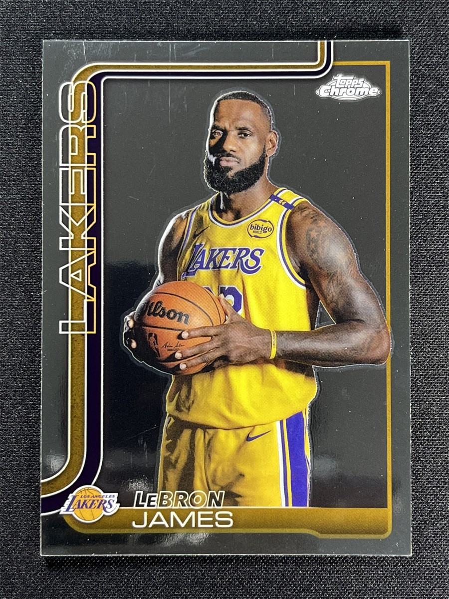 2025-26 Topps Chrome Basketball LeBron James #127 Image Variation Lakers
