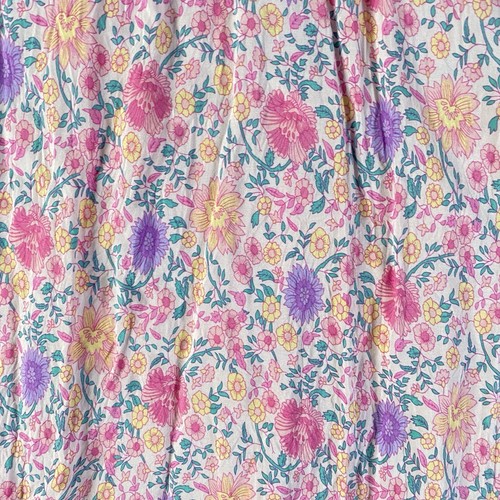 Maxi abito donna Lance Cade grande rosa floreale lungo nappa boho prateria cottage - Foto 4 di 11