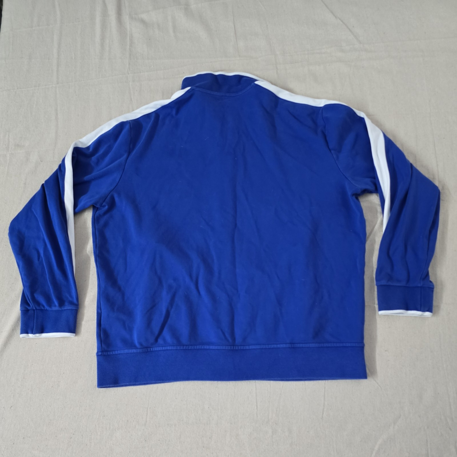 Polo Ralph Lauren Track Jacket taglia XL blu bianco pony full zip