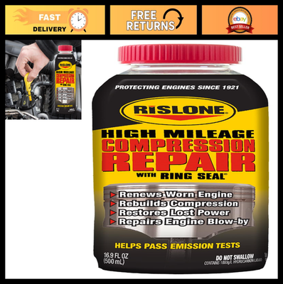 #ad High Mileage Compression Repair amp; Ring Seal 16.9 oz Engine Oil Additive $18.99