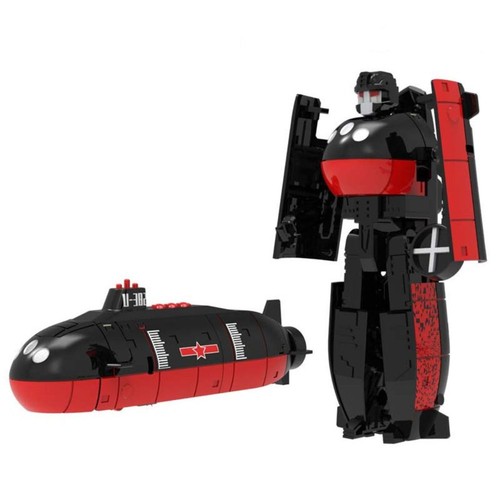 2 in 1 Verformungsroboter Zug Planierraupe Technik Fahrzeug Roboter Kinder Spielzeug - Bild 3 von 21