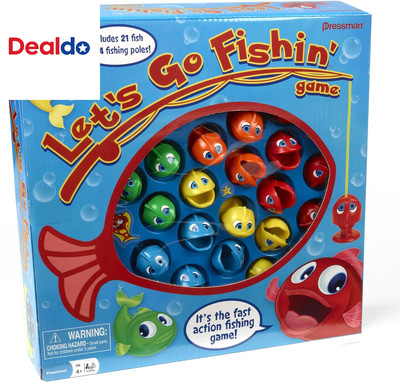 Let'S Go Fishin' Game by  - the Original Fast-Action Fishing Game!, 1-4 Players