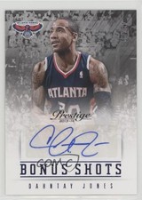 2013-14 Panini Prestige Bonus Shots Auto Blue 45/99 Dahntay Jones #28 Auto r0m