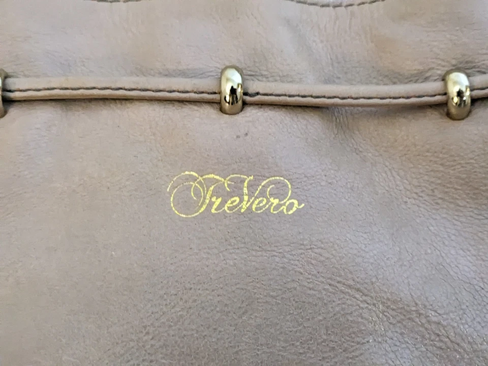 Tre Vero Tan Leather Purse Handbag - Image 4 of 4