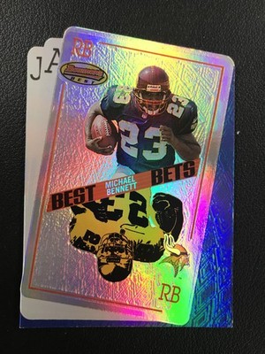 2001 Bowman's Best #BB4 Michael Bennett Minnesota Vikings Best Bets Die-Cut