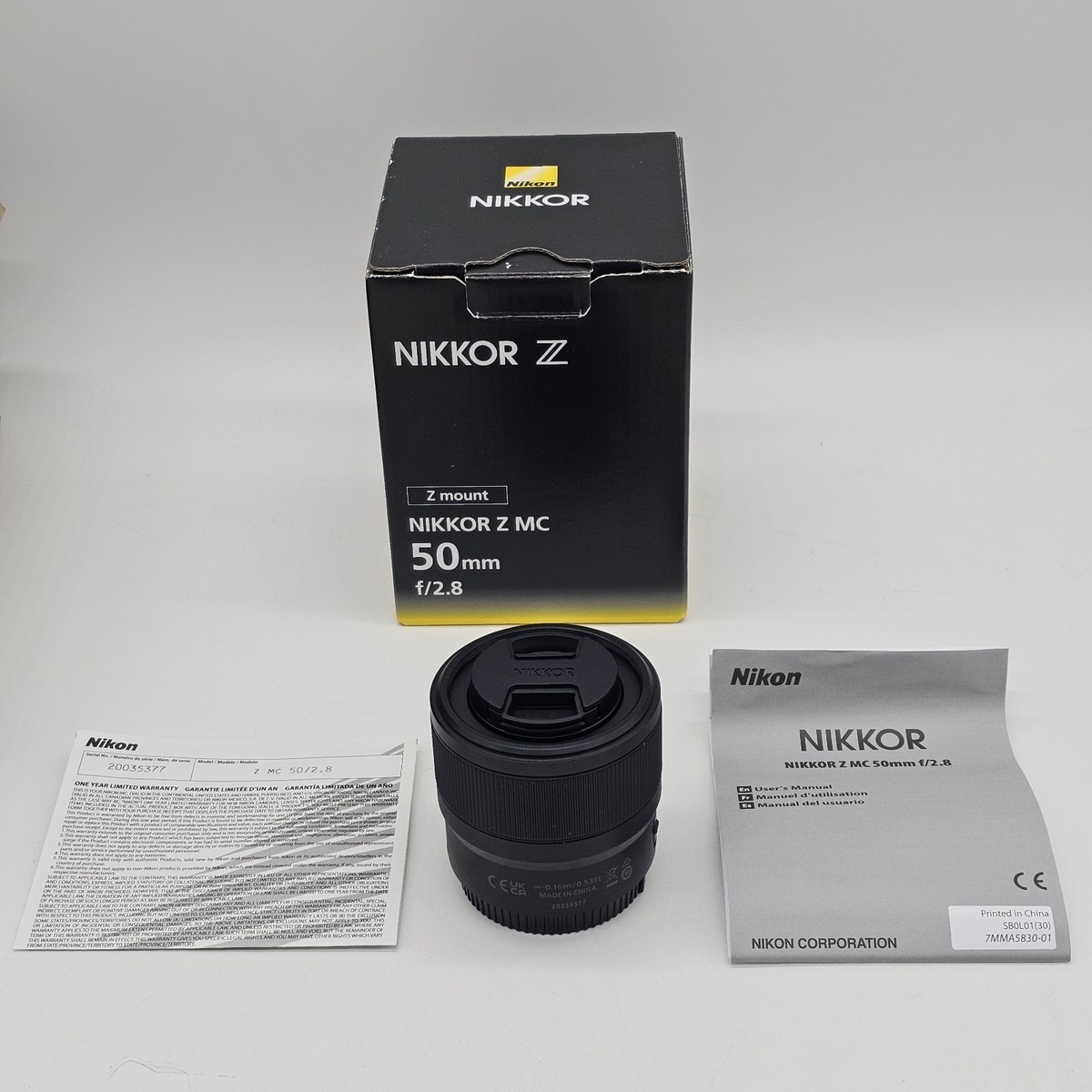 Nikon Nikkor Z MC 50mm F/2.8 Macro Lens | eBay
