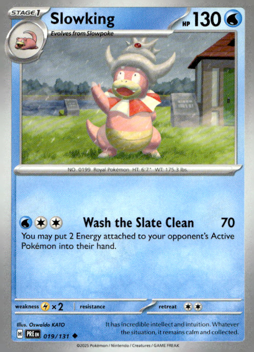 Slowking Uncommon SV: Prismatic Evolutions 019/131 NM