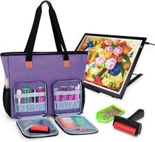 Carrying Case for Diamond Painting Accessories and A3 Light Pad, Diamond Paintin