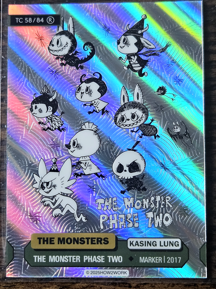 PICK A CARD HOW2WORK The Monsters Series 3 Trading Card Kasing