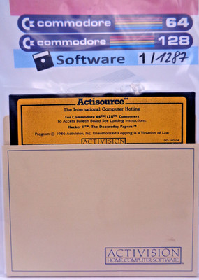 COMMODORE 64/128 -- HACKER II THE DOOMSDAY PAPERS (ACTIVISION - DISK)