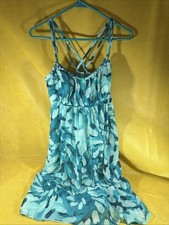 Davids Bridal Short Blue Sundress Party Cocktail Dress VV