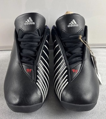 Adidas T-MAC 3 Restomod Raptors Black Purple Basketball Shoes GY2394 Men Sz 7.5