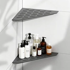 Corner Shower Shelves 10" 2 Pcs, 304 Stainless Steel Shower Corner Shelf Wall...