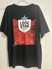Lone Star Brewed In Texas Tee/ Pabst/ Officially Licensed/Black/Red Size XL NWT