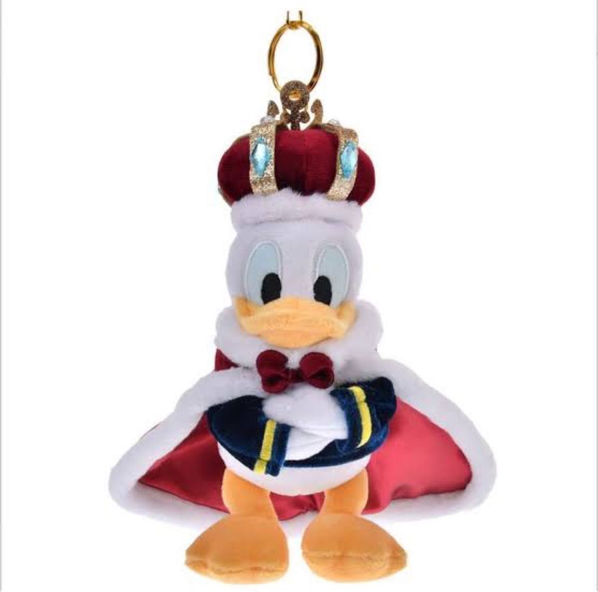 Hong Kong Disney store Donald Plush key Ring chain DONALD