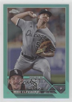 2023 Topps Chrome Update Aqua Refractor 88/199 Mike Clevinger #USC12 16kt