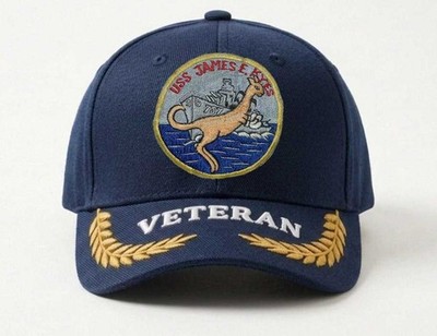 Customized Embroidered Hat Uss James E Kyes Dd-787, Veteran Cap, Trucker Hat