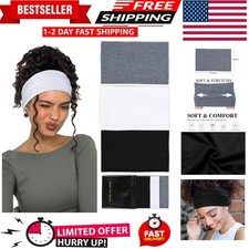 Wide Headbands for Women Non Slip, Thick Womens Headbands Boho Elastic Hair Band