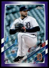 2021 Topps Chrome Update Purple Refractors Bryan Garcia Detroit Tigers #USC71