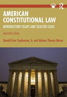 American Constitutional Law | Introductory Essays And Selected Cases | Buch