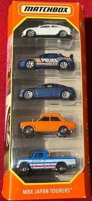 MATCHBOX 5 CAR  PACK '70 NISSAN,'10 INFINITI, '17 HONDA, '07 SUBARU,  '62 NISSAN