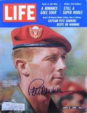 Pete Dawkins Army - Autographed Sports Illustrated 4/8/66 COA Included